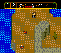 Neutopia (TurboGrafx-16) screenshot: Stony area