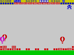 Screenshot of Balloon Hopper (ZX Spectrum, 1983) - MobyGames