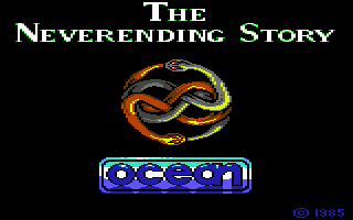 The Neverending Story (Commodore 64) screenshot: Loading screen