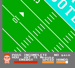 Screenshot of NES Play Action Football (NES, 1990) - MobyGames