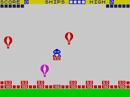 Screenshot of Balloon Hopper (ZX Spectrum, 1983) - MobyGames