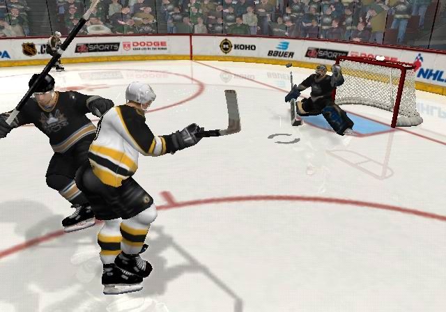 NHL Hitz Pro (GameCube) screenshot: In-game screenshot