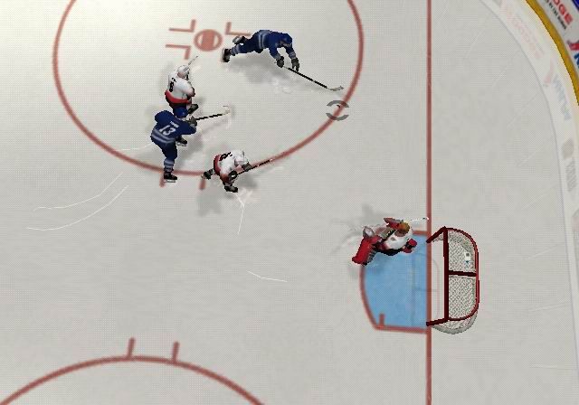 NHL Hitz Pro (GameCube) screenshot: In-game screenshot