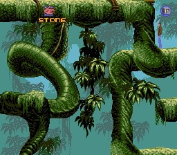 Flashback: The Quest for Identity (Genesis) screenshot: The game conveniently spares you the pixel hunting