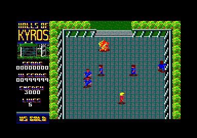 Kyros (Amstrad CPC) screenshot: Let's go.