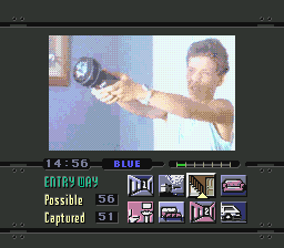 Night Trap (SEGA CD) screenshot: The kid fights back with a lazer gun of some sort