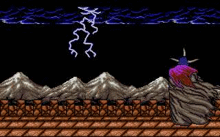 Ninja Gaiden II: The Dark Sword of Chaos (DOS) screenshot: intro