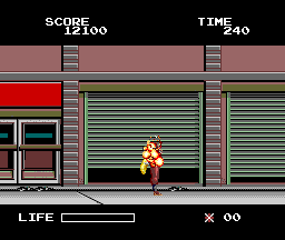 The Ninja Warriors (TurboGrafx-16) screenshot: I'm dying