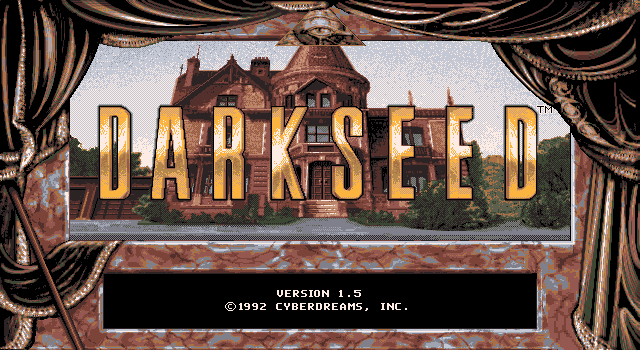 Dark Seed (DOS) screenshot: Title Screen