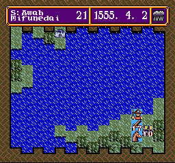 Nobunaga's Ambition: Lord of Darkness (SNES) screenshot: Invaders reach land