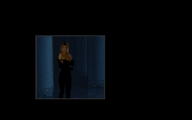Noctropolis (DOS) screenshot: Stiletto two seconds away from videogame history!..