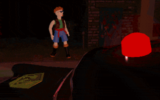 Normality (DOS) screenshot: "Kent", the protagonist