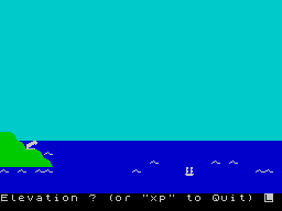 Privateer (ZX Spectrum) screenshot: Stage 1 : Enter Elevation