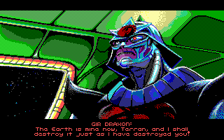 Nova 9: The Return of Gir Draxon (DOS) screenshot: Game Over (EGA)