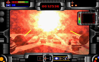 Novastorm (DOS) screenshot: Mission Failure!