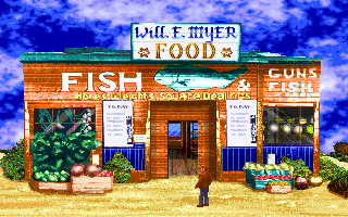 Call of Cthulhu: Shadow of the Comet (DOS) screenshot: Myer's general store