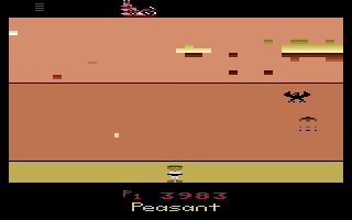 Off the Wall (Atari 2600) screenshot: Catch the falling tokens for bonus powers