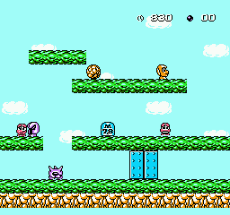 Screenshot of Moai Kun (NES, 1990) - MobyGames