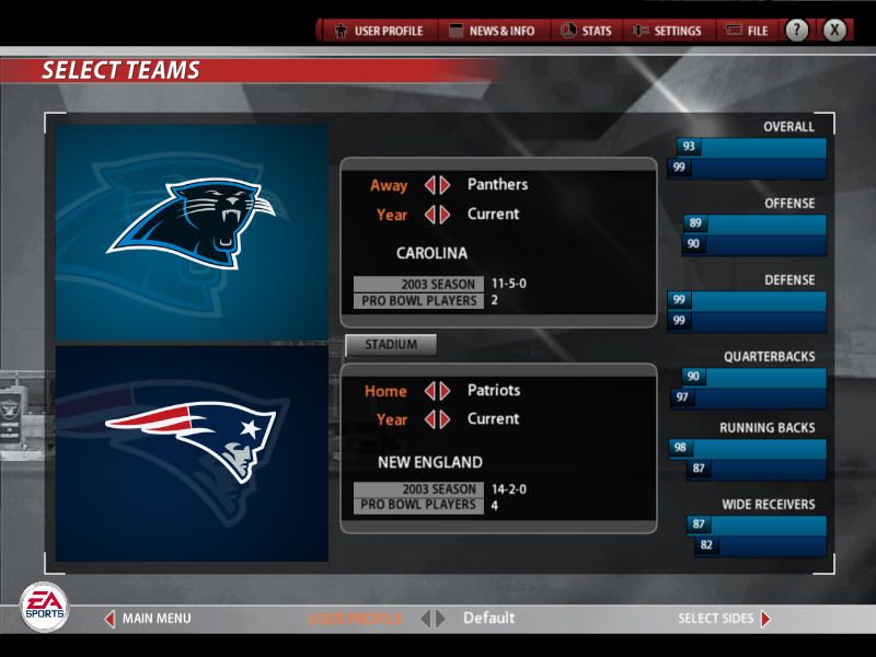 Screenshot of Madden NFL 2005 (Windows, 2004) - MobyGames