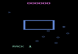 Omega Race (Atari 2600) screenshot: Beginning a game