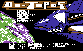 Oo-Topos (Commodore 64) screenshot: Title screen