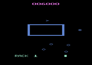 Omega Race (Atari 2600) screenshot: Try to shoot the various enemies