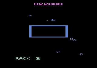 Omega Race (Atari 2600) screenshot: Enemy attacking...!