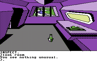 Oo-Topos (Commodore 64) screenshot: The starting location