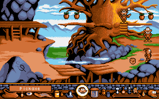 Gobliiins (DOS) screenshot: In-game