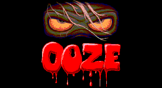 Ooze: Creepy Nites (DOS) screenshot: Title Screen