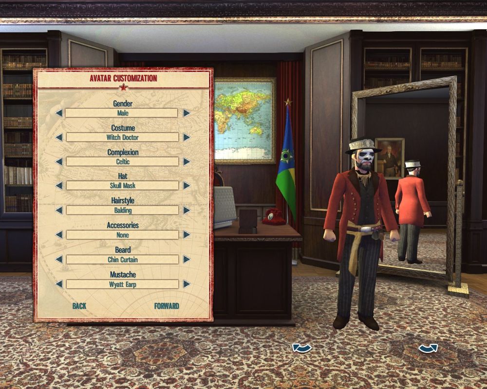 Tropico 4: Voodoo (Windows) screenshot: New costume.
