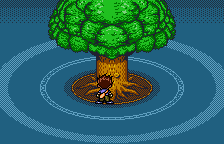 Digimon Adventure 02: D1 Tamers (WonderSwan Color) screenshot: This is... a tree