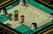Digimon Adventure 02: D1 Tamers (WonderSwan Color) screenshot: We are the only humans here...