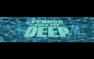 X-COM: Terror from the Deep (DOS) screenshot: Game Logo