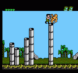 Operation: Secret Storm (NES) screenshot: The age-old tradition of pole fighting revived