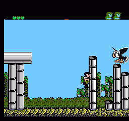 Operation: Secret Storm (NES) screenshot: First boss