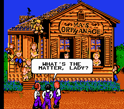 The Three Stooges (NES) screenshot: More story