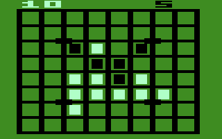 Othello (Atari 2600) screenshot: A game in progress