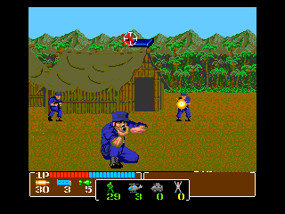 Operation Wolf (TurboGrafx-16) screenshot: ....as they release weapons