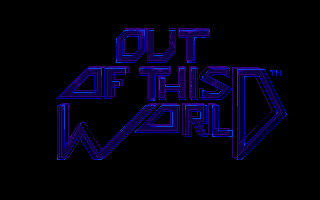 Out of This World (DOS) screenshot: Title Screen