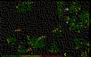 Alien Phobia (DOS) screenshot: Eventually, a power-up is yielded.