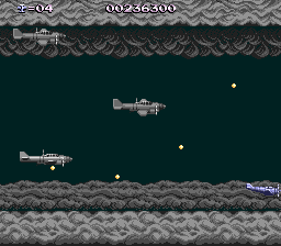 P47 Thunderbolt (TurboGrafx-16) screenshot: Level 5