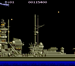 P47 Thunderbolt (TurboGrafx-16) screenshot: Level 8's Big Boss
