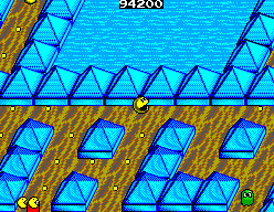 Screenshot of Pac-Mania (SEGA Master System, 1987) - MobyGames