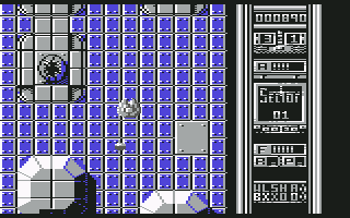 Xenon (Commodore 64) screenshot: I picked up a second firing unit