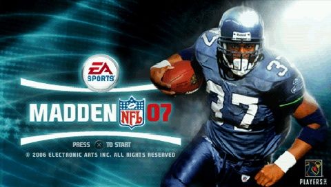Madden NFL 07 (PSP) screenshot: Title screen