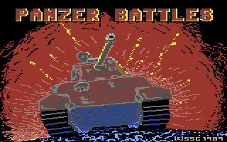 Panzer Battles (Commodore 64) screenshot: Title screen