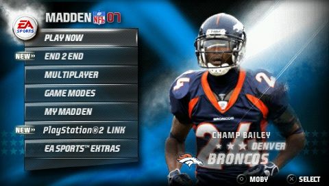 Screenshot of Madden NFL 07 (PSP, 2006) - MobyGames