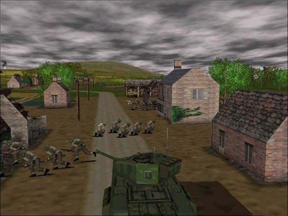 Panzer Elite (Windows) screenshot: A Churchill in Panzer Elite