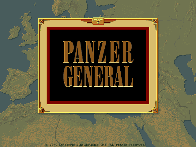 Panzer General (DOS) screenshot: Main Title